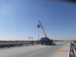 Progress of work of Company "OHL ZS" JSC lot 8 (bridge over the river Ili km 283). June 2016.