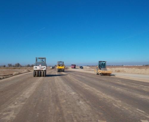 Laying of subgrade PK756+76 Laying of subgrade PK756+76