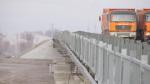 Progress of work of Company "OHL ZS" JSC lot 8 (bridge over the river Ili km 283). December 2015.