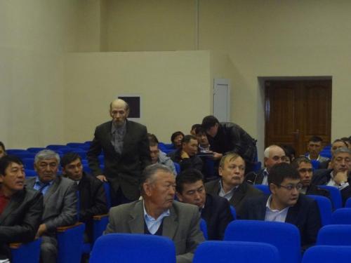 Public hearings. Enbekshikazakh district
