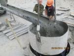 Progress of work of Company "OHL ZS" JSC lot 8 (bridge over the river Ili km 283). August 2014.