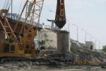 Progress of work of Company "OHL ZS" JSC lot 8 (bridge over the river Ili km 283). August 2014.