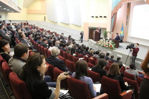 The meeting with the representatives of Road Branch presided by Askar Zhumagaliev, Minister of Transport and Communications