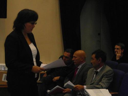Public hearings. Enbekshikazakh district
