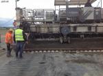 Concrete pavement construction joint PK 37+65