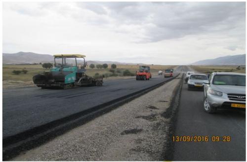 Progress of work of Contracting Company "Dena Rahsaz", km 593-632. September 2016 Progress of work of Contracting Company "Dena Rahsaz", km 593-632. September 2016