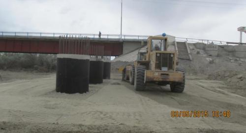 Progress of work of Company "OHL ZS" JSC lot 8 (bridge over the river Ili km 283). June 2015. Progress of work of Company "OHL ZS" JSC lot 8 (bridge over the river Ili km 283). June 2015.