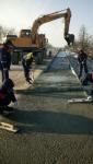 Construction of widening of pavement