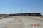 Overpass at the transport interchange PK 196+00. Concrete form structural assembly of cast-in-situ superstructure (100%)