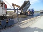 CH 325+00 Construction of concrete pavement