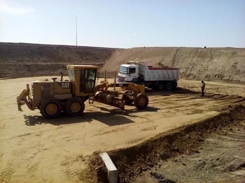 Traffic interchange. Construction of area under transforming station PC 35/0.4 kW Traffic interchange. Construction of area under transforming station PC 35/0.4 kW