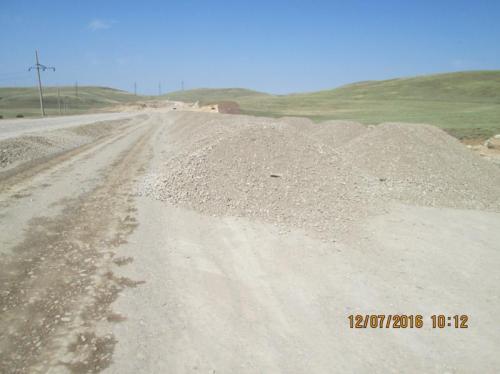 Progress of work of Contracting Company "Dena Rahsaz", km 593-632. July 2016 Progress of work of Contracting Company "Dena Rahsaz", km 593-632. July 2016