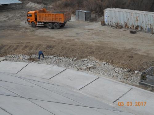 Constrcution of rear apron