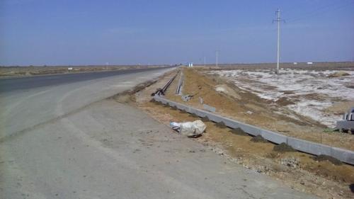 ПК359+80. Установка бордюр БР100х20х08 ПК359+80. Установка бордюр БР100х20х08