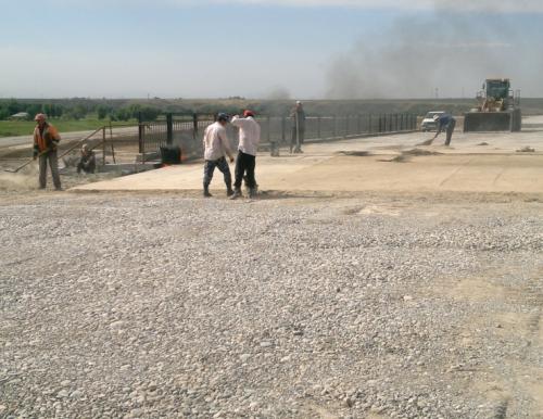 Progress of work of Contracting Company «AKM/PLANUM» km 2216.10-2231, Temirlan village by-pass . July 2014 Progress of work of Contracting Company «AKM/PLANUM» km 2216.10-2231, Temirlan village by-pass . July 2014
