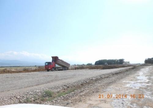 Progress of work of Company "Dogus InsaatVeTicaretA.S" lot 2 (км 50,00 – 111,7). August 2014. Progress of work of Company "Dogus InsaatVeTicaretA.S" lot 2 (км 50,00 – 111,7). August 2014.