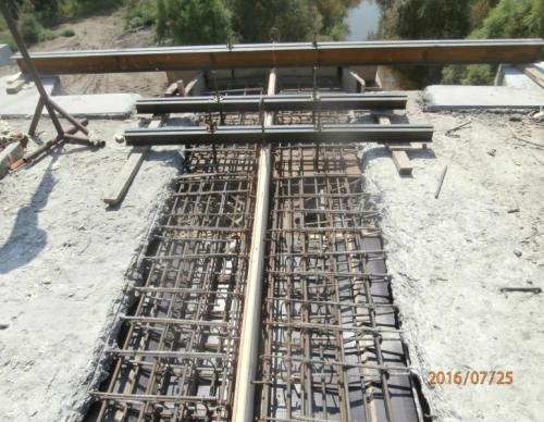 Abutment No. 2 Reinforcing of expansion joint Abutment No. 2 Reinforcing of expansion joint