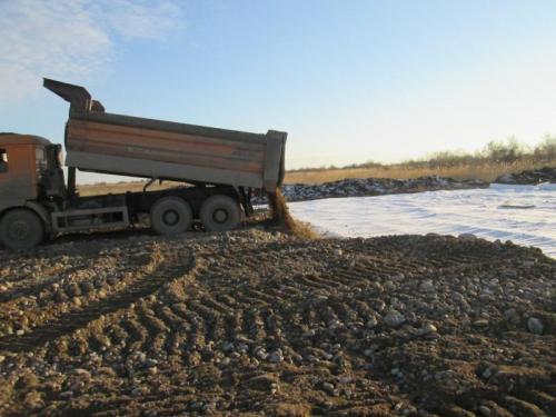 Усиление слабого основания под насыпь, ПК 670+00 Усиление слабого основания под насыпь, ПК 670+00