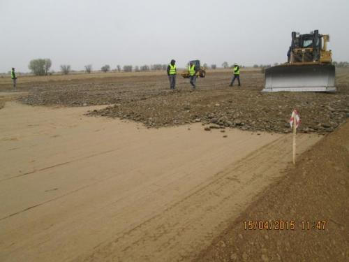 Progress of work of Company “Todini/ Impregilio/ Kazakhdorstroi” JV lot 6 (km 259,30-304,4). April 2015. Progress of work of Company “Todini/ Impregilio/ Kazakhdorstroi” JV lot 6 (km 259,30-304,4). April 2015.