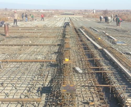 Reinforcement of slab for bridge at PK106 Reinforcement of slab for bridge at PK106