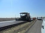 Placing of porous asphalt concrete km60