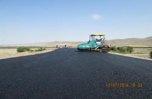 Progress of work of Contracting Company "Dena Rahsaz", km 593-632. July 2016 Progress of work of Contracting Company "Dena Rahsaz", km 593-632. July 2016