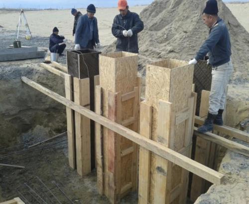 PK 1233+00 Rest areas (Foundation for Toilet) PK 1233+00 Rest areas (Foundation for Toilet)