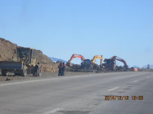 Excavation with following transportation to dump Excavation with following transportation to dump