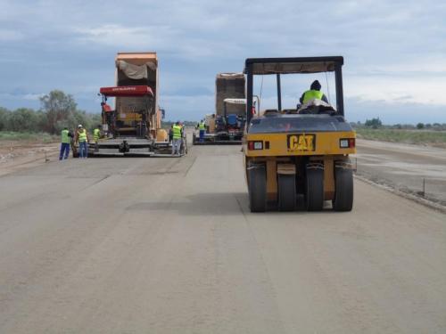 PK 620 – 640 cement stabilized granular base works PK 620 – 640 cement stabilized granular base works