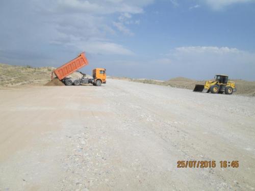 Completion of formation for embankment at CH 746+00 Completion of formation for embankment at CH 746+00