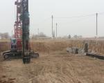 Piling for interchange at PK88 