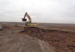 Removal of lean concrete of existing road from PK 813+00 to PK 815+00 (right)