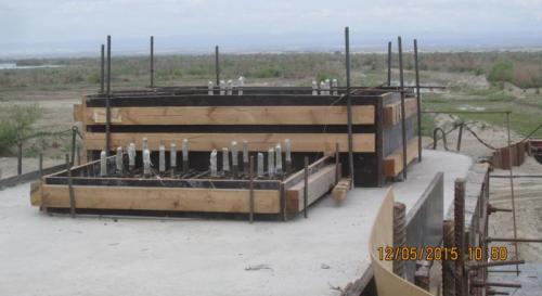 Progress of work of Company "OHL ZS" JSC lot 8 (bridge over the river Ili km 283). June 2015. Progress of work of Company "OHL ZS" JSC lot 8 (bridge over the river Ili km 283). June 2015.