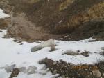PK8-PK306.Clearing of culvert head from snow 