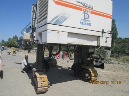 Progress of work of Contracting Company "Dena Rahsaz", km 593-632. July 2016 Progress of work of Contracting Company "Dena Rahsaz", km 593-632. July 2016