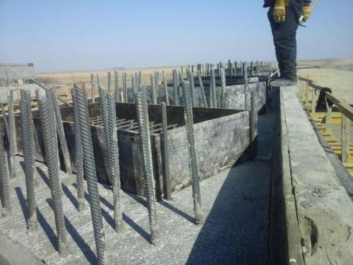 PK 423+16 Abutment stone formwork, support # 2 PK 423+16 Abutment stone formwork, support # 2
