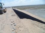 PK 856+00 Slope protection by Geogrid 