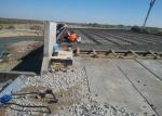 Bridge No.1 PK 570+80. Construction of cast-in-situ laid plate of span No.1