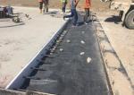 Installation of geomembrane under transition slab 628+55-628+59 RHS