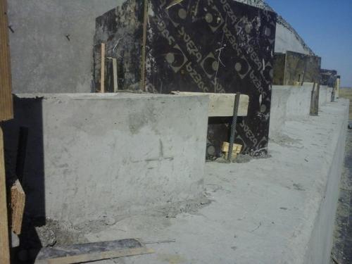 PK 423+16 Formwork of antiseismic blocks, support # 1 PK 423+16 Formwork of antiseismic blocks, support # 1