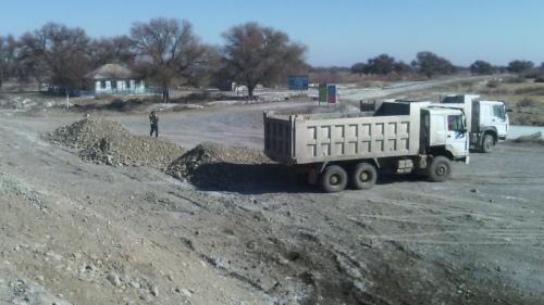 Intersection PK 135+24 RHS. Foundation layer to Embankment Intersection PK 135+24 RHS. Foundation layer to Embankment