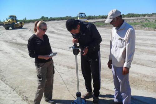 Determination of soil density at the сongress overpass SP Determination of soil density at the сongress overpass SP