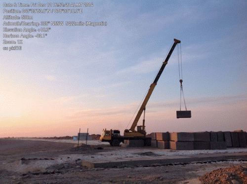 Ch 216 Box Culvert- Stockpile of Precast Elements Ch 216 Box Culvert- Stockpile of Precast Elements