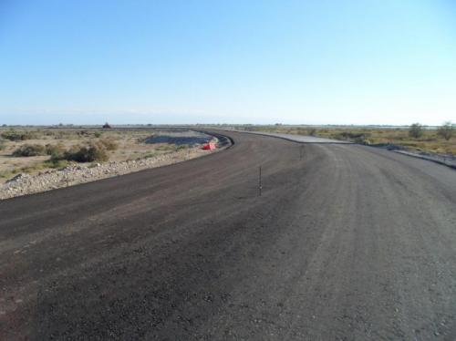 Interchange 485+73 Completion of first layer asphalt Interchange 485+73 Completion of first layer asphalt