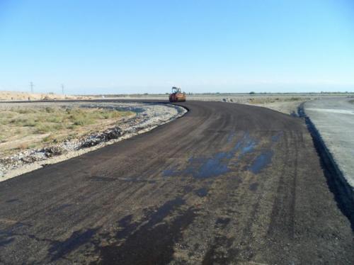 Interchange 485+73 Completion of first layer asphalt Interchange 485+73 Completion of first layer asphalt