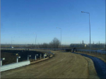 Installation of guardrails on interchange