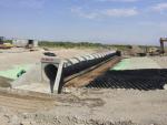 Installation of Geotexile and Geogrid for Culvert PK 202+50