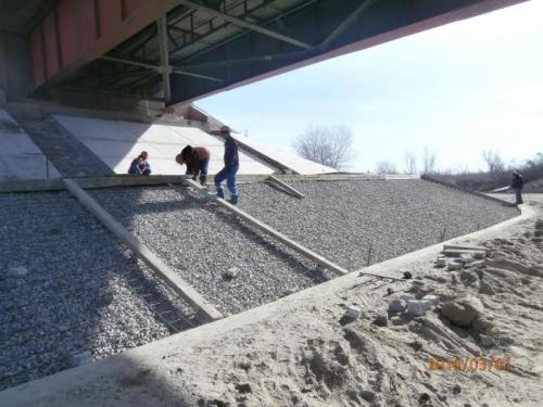 Progress of work of Company "OHL ZS" JSC lot 8 (bridge over the river Ili km 283). March 2016. Progress of work of Company "OHL ZS" JSC lot 8 (bridge over the river Ili km 283). March 2016.